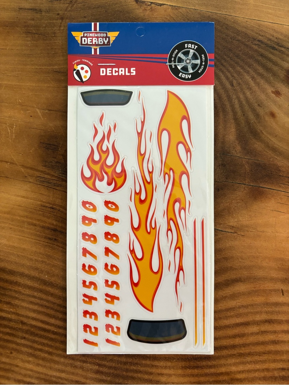 Boy Scouts Pinewood Derby Sticker Decals